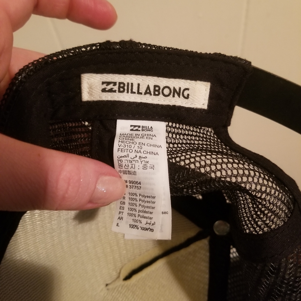 NEW Billabong snap back hat - Picture 4 of 4